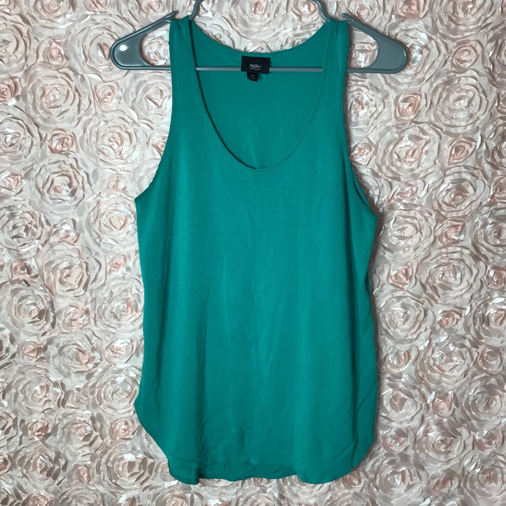 Teal mossimo tank top
